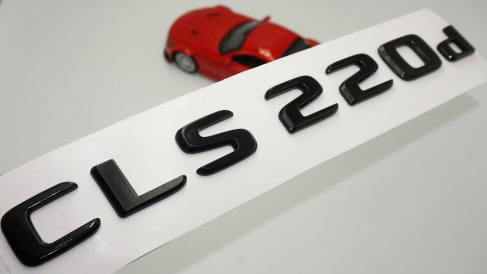 CLS 220d Bagaj Parlak Siyah ABS 3M 3D Yazı Logo