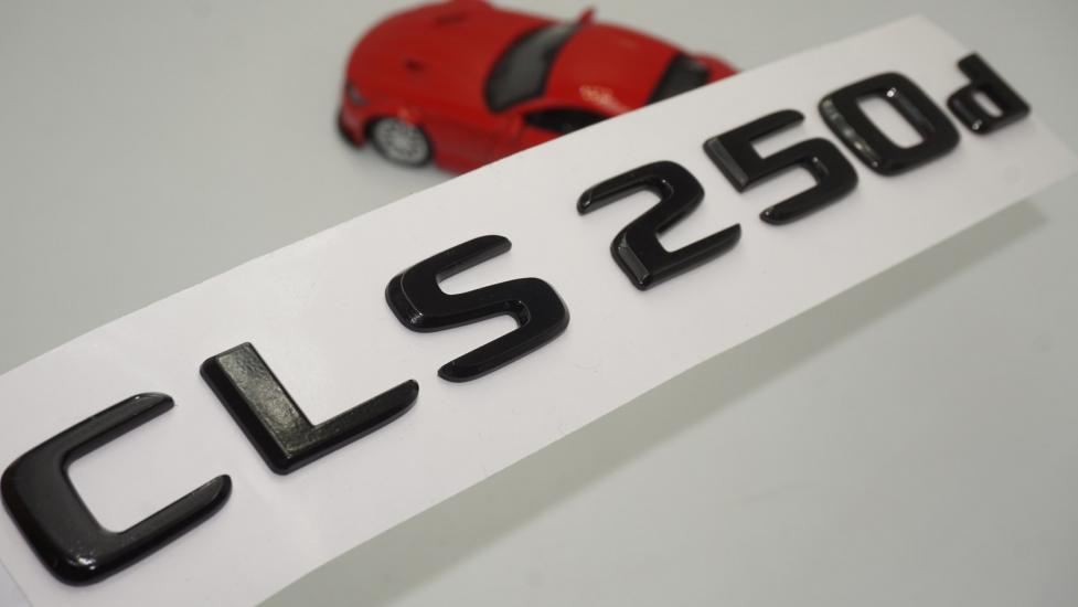 CLS 250d Bagaj Parlak Siyah ABS 3M 3D Yazı Logo