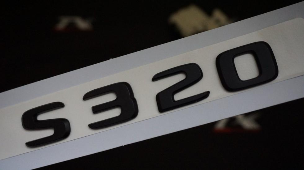 S320 Bagaj Yazı Logo Mat Siyah Renk Orjinal Ürün