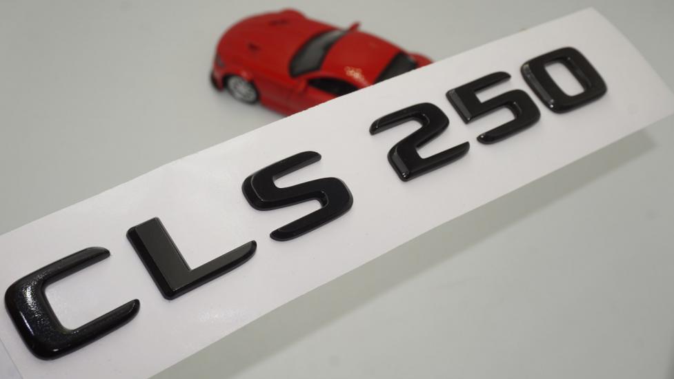 CLS 250 Bagaj Parlak Siyah ABS 3M 3D Yazı Logo