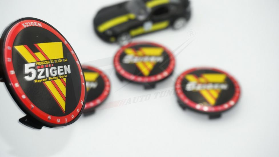 5 Zigen Racing Jant Göbek Kapağı Seti 68mm