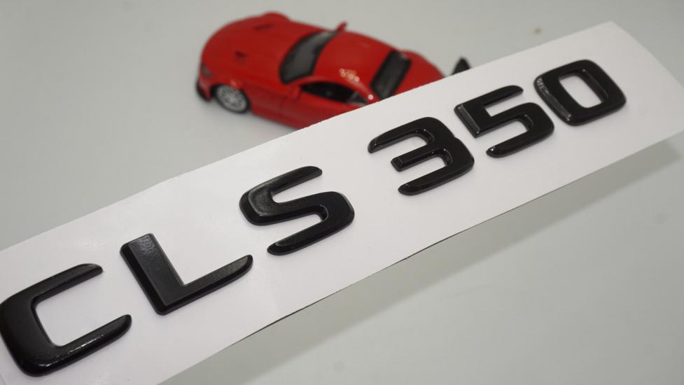 CLS 350 Bagaj Parlak Siyah ABS 3M 3D Yazı Logo