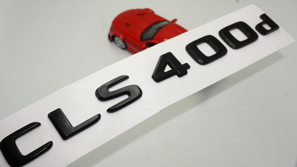 CLS 400d Bagaj Parlak Siyah ABS 3M 3D Yazı Logo