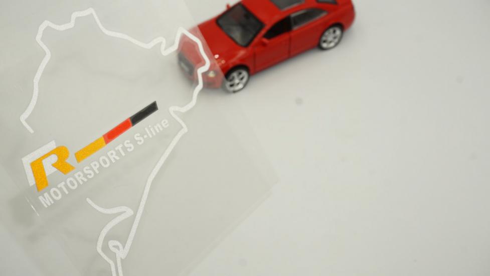 Audi R Motorsports S Line Nurburgring Depo Kapağı Sticker