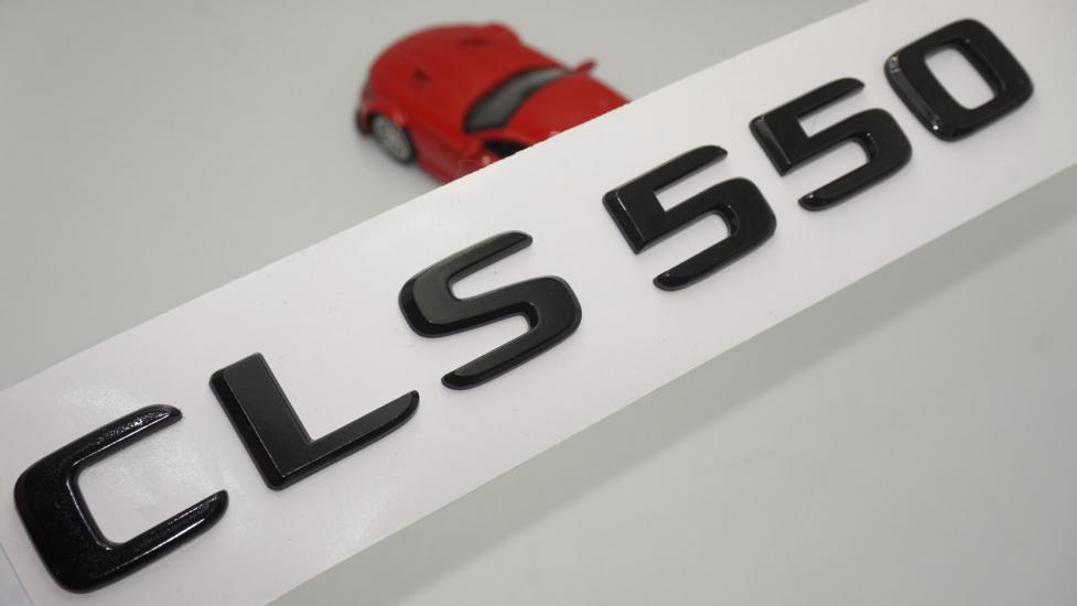 CLS 550 Bagaj Parlak Siyah ABS 3M 3D Yazı Logo