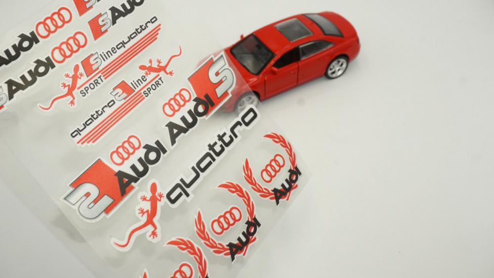 Audi S Line Quattro Logo Grup Sticker