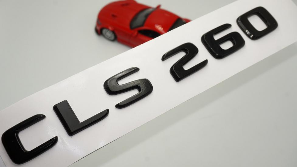 CLS 260 Bagaj Parlak Siyah ABS 3M 3D Yazı Logo