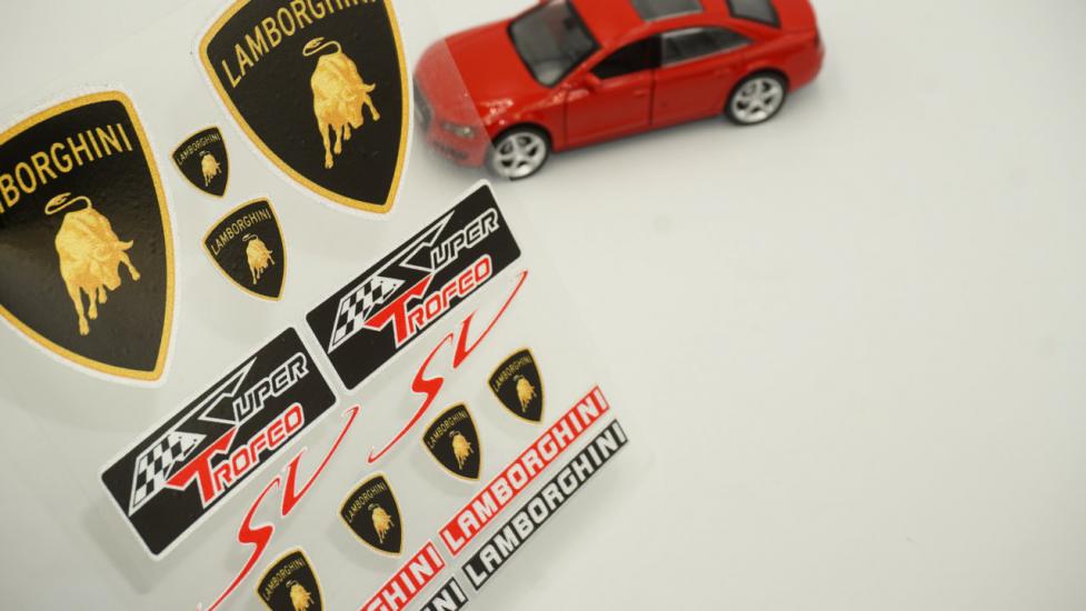 Lombarghini Super Trofet Logo Grup Sticker