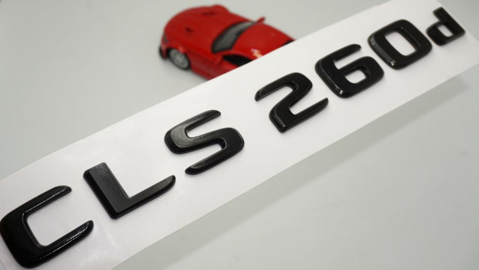 CLS 260d Bagaj Parlak Siyah ABS 3M 3D Yazı Logo