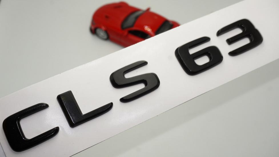 CLS 63 Bagaj Parlak Siyah ABS 3M 3D Yazı Logo