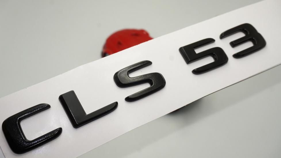 CLS 53 Bagaj Parlak Siyah ABS 3M 3D Yazı Logo