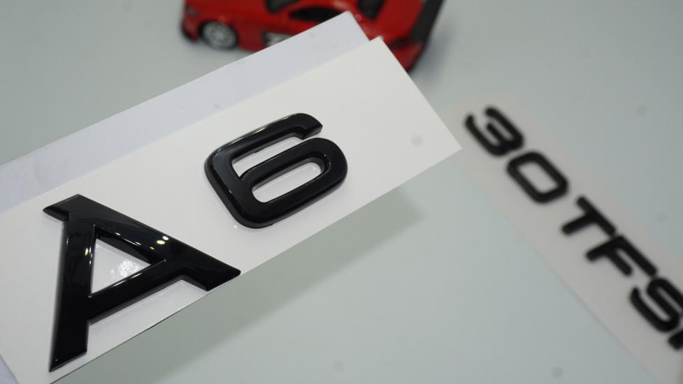 Audi A6 30 TFSi Parlak Siyah ABS 3M 3D Bagaj Yazı Logo Orjinal Ürün