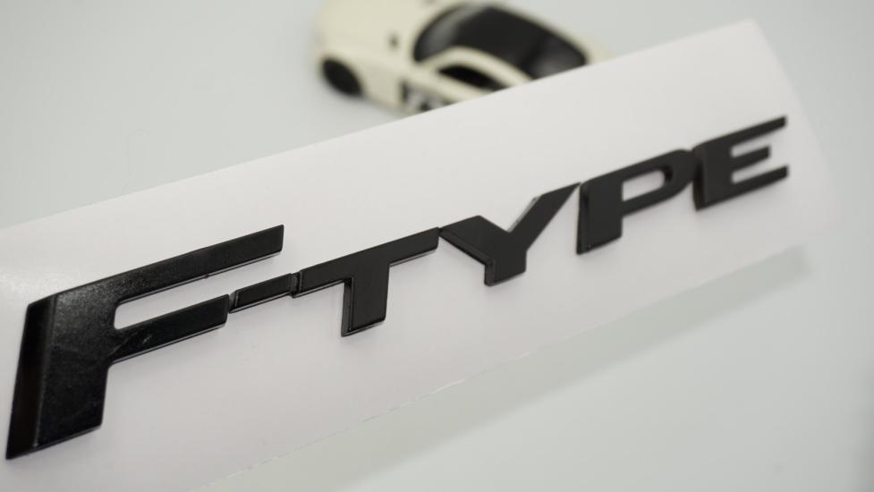 DK Tuning F-Type 3M Siyah ABS Bagaj Yazı Logo Jaguar İle Uyumlu