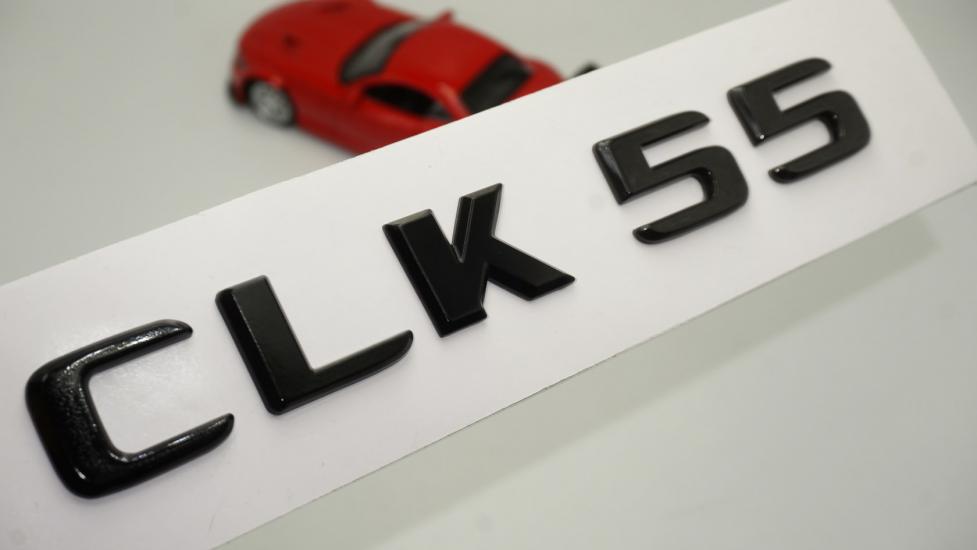 CLK 55 Bagaj Parlak Siyah ABS 3M 3D Yazı Logo