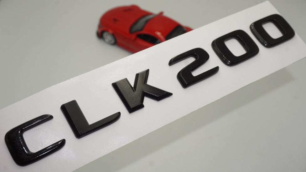CLK 200 Bagaj Parlak Siyah ABS 3M 3D Yazı Logo