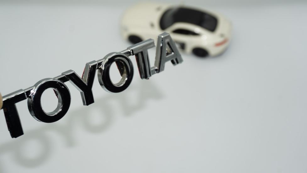 DK Tuning Toyota 11,5cm Bagaj 3M 3D Krom ABS Logo Amblem
