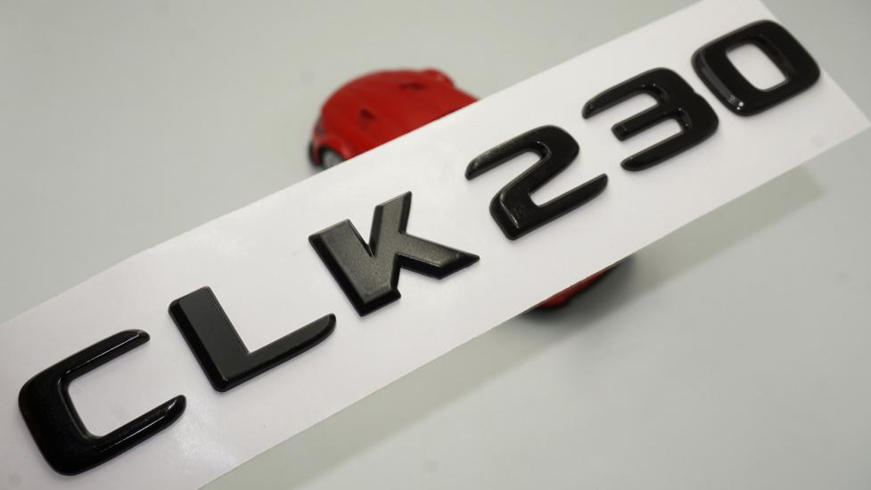 CLK 230 Bagaj Parlak Siyah ABS 3M 3D Yazı Logo