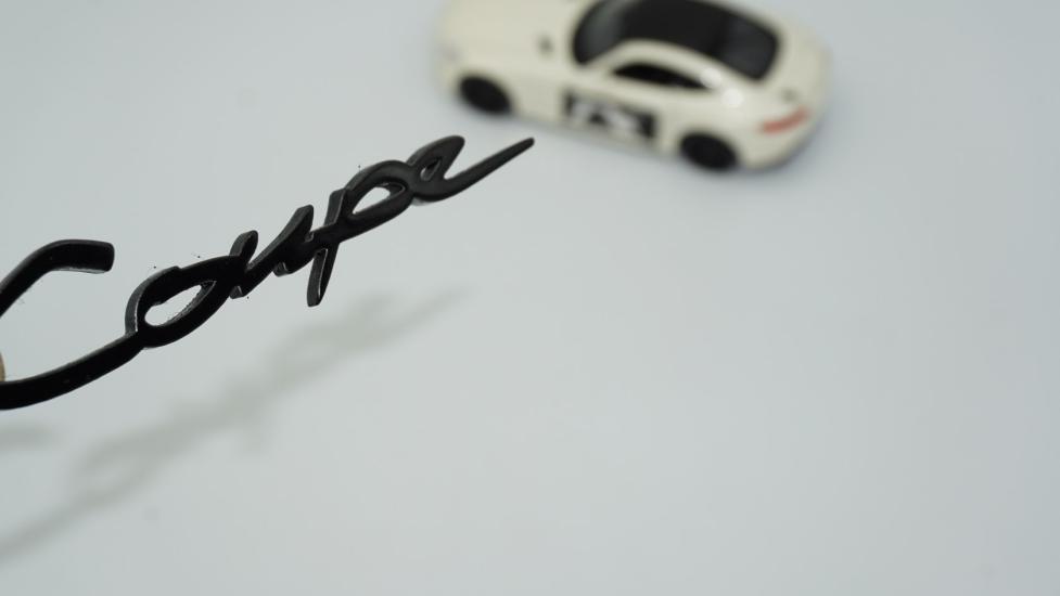 DK Tuning Coupe Siyah ABS 3M 3D Bagaj Logo Bmw İle Uyumlu