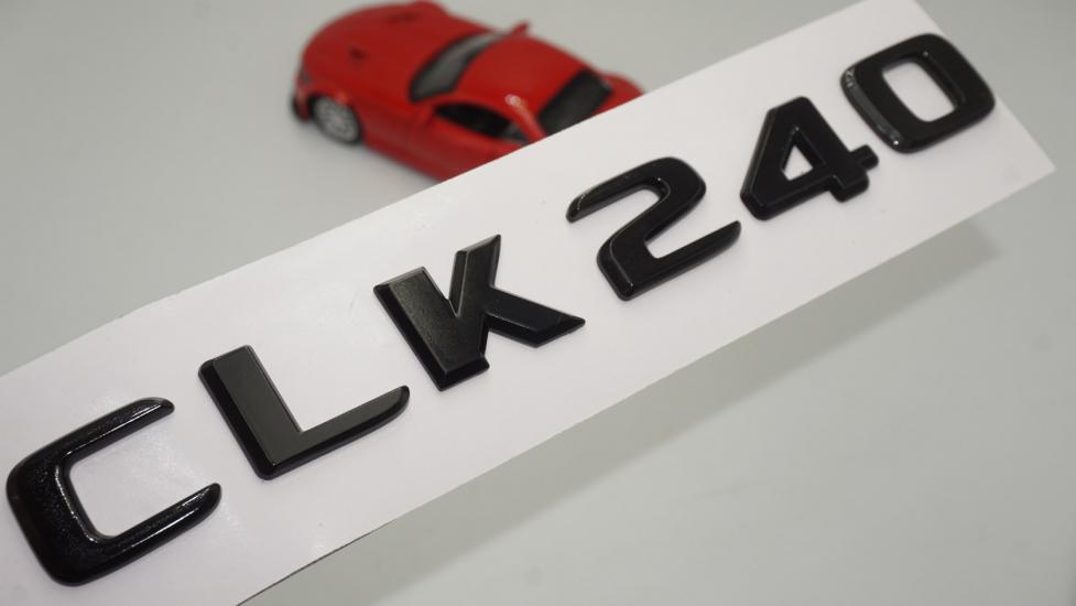 CLK 240 Bagaj Parlak Siyah ABS 3M 3D Yazı Logo
