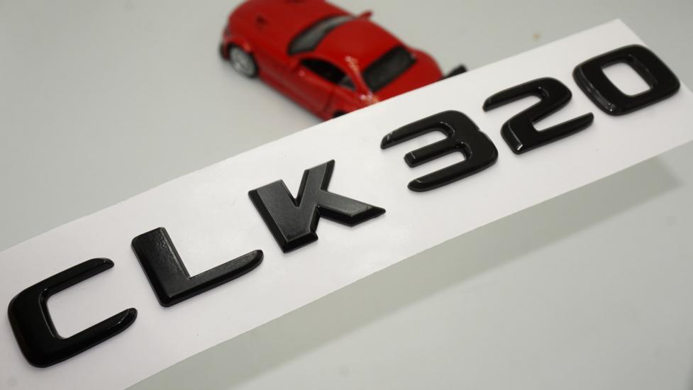 CLK 320 Bagaj Parlak Siyah ABS 3M 3D Yazı Logo