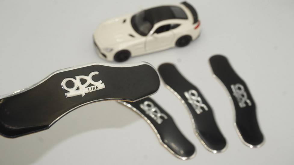 Opel OPC Line Logo Kaliper Üstü 3M 3D Metal Logo Arma Amblem Seti