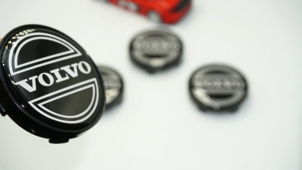 Volvo Jant Göbeği Kapak Seti 60mm Siyah Renk