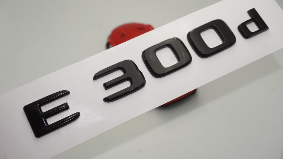 E 300d Bagaj Parlak Siyah ABS 3M 3D Yazı Logo