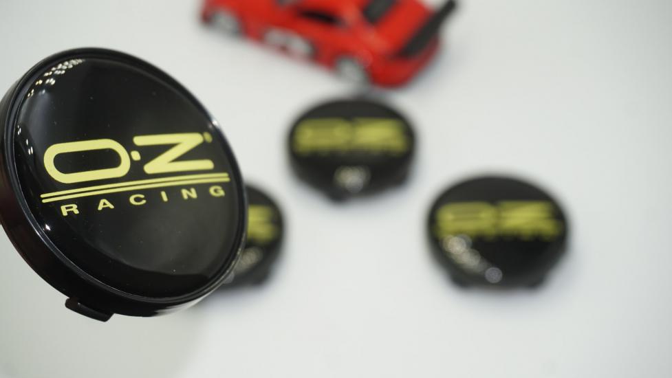 OZ Racing Jant Göbeği Kapak Seti 60mm Sarı Siyah Renk