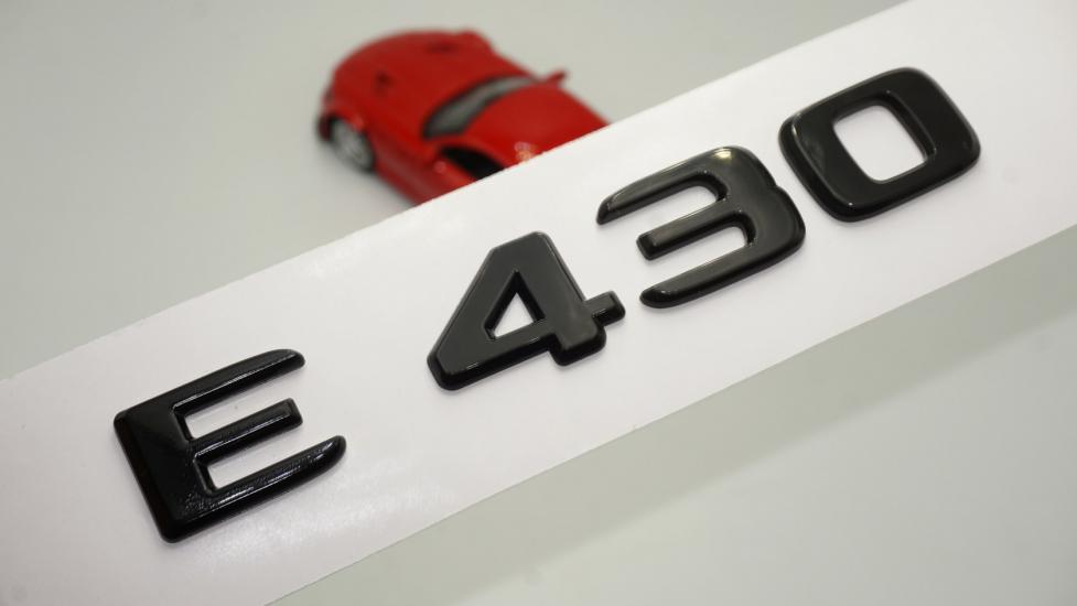 E 430 Bagaj Parlak Siyah ABS 3M 3D Yazı Logo