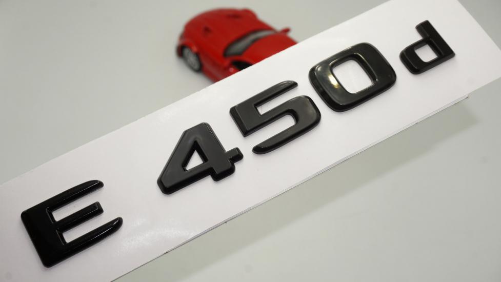 E 450d Bagaj Parlak Siyah ABS 3M 3D Yazı Logo
