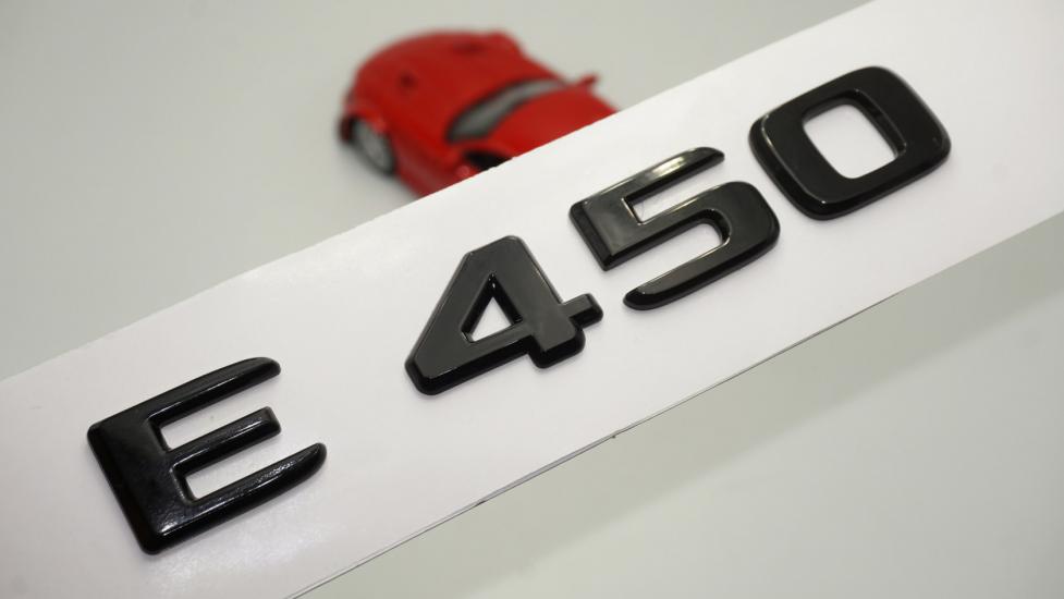 E 450 Bagaj Parlak Siyah ABS 3M 3D Yazı Logo