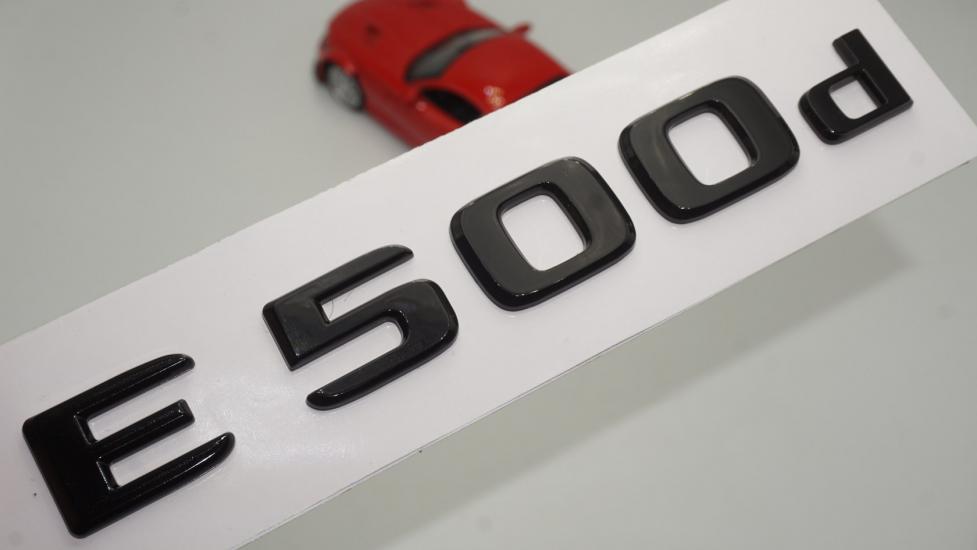 E 500d Bagaj Parlak Siyah ABS 3M 3D Yazı Logo