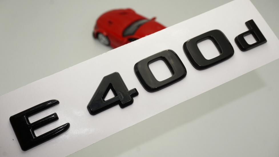 E 400d Bagaj Parlak Siyah ABS 3M 3D Yazı Logo