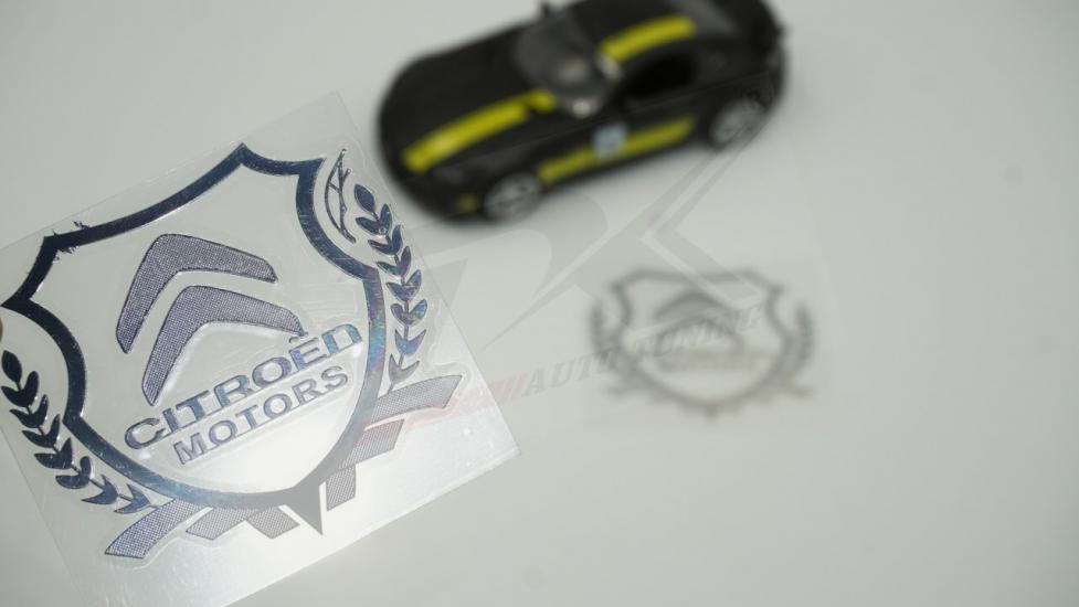 Citroen Motors Logo Kelebek Cam Buğday Başakları Logo 2Li Seti