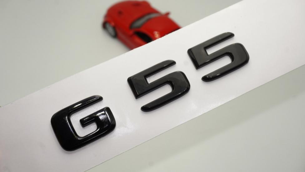 DK Tuning G55 Bagaj Parlak Siyah ABS 3M Yazı Logo Benz İle Uyumlu