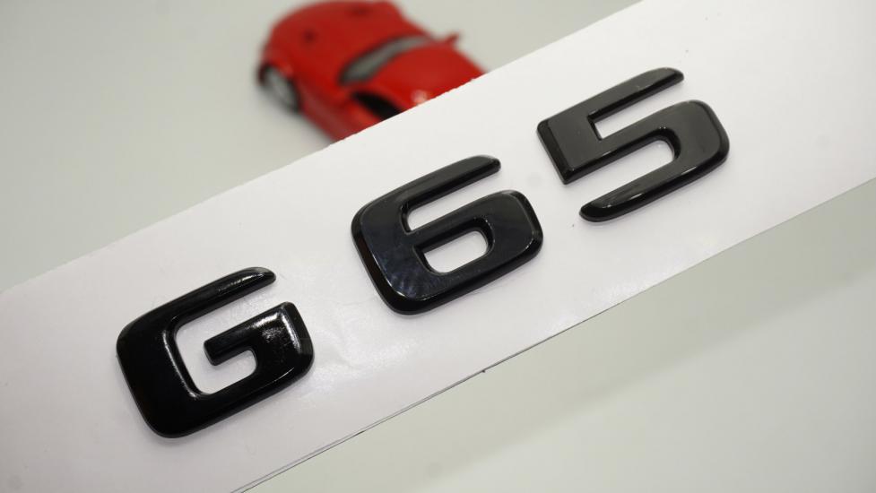 G65 Bagaj Parlak Siyah ABS 3M 3D Yazı Logo