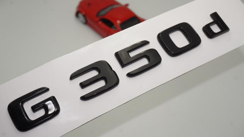 DK Tuning G 350d Bagaj Parlak Siyah ABS Yazı Logo Benz ile Uyumlu