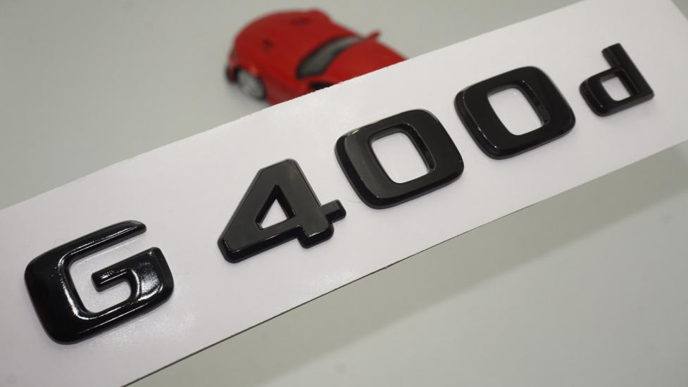 G 400d Bagaj Parlak Siyah ABS 3M 3D Yazı Logo