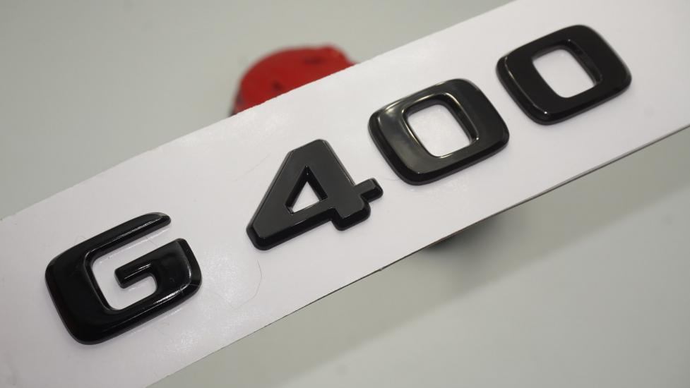 G 400 Bagaj Parlak Siyah ABS 3M 3D Yazı Logo