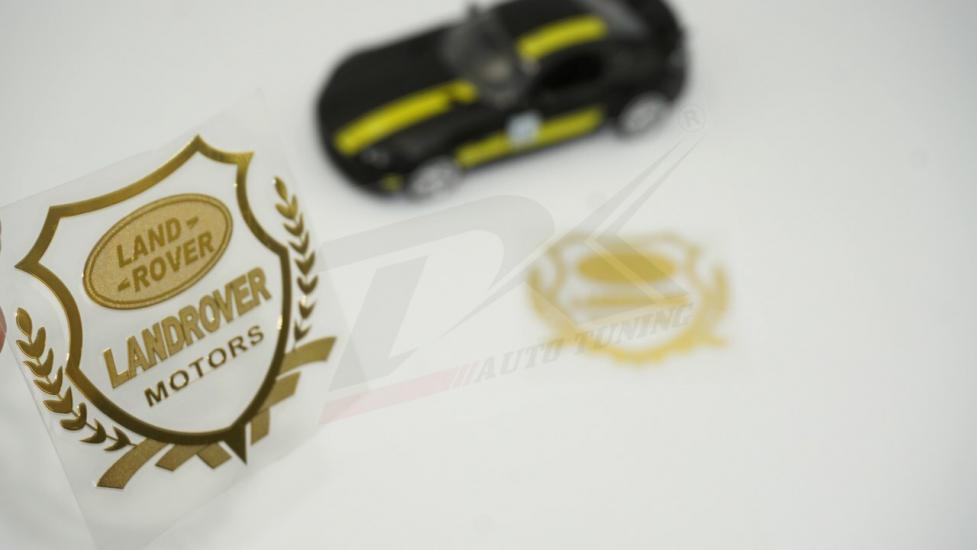 Land Rover Motors Logo Kelebek Cam Buğday Başakları Logo 2Li Seti