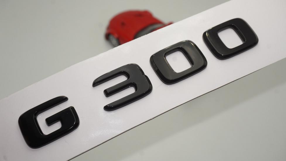 G 300 Bagaj Parlak Siyah ABS 3M 3D Yazı Logo