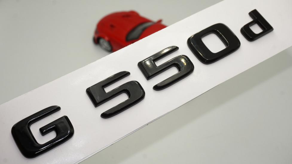 DK Tuning G 550d Bagaj Parlak Siyah ABS Yazı Logo Benz ile Uyumlu