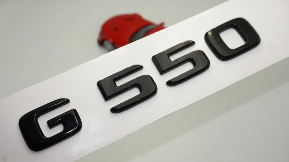 G 550 Bagaj Parlak Siyah ABS 3M 3D Yazı Logo