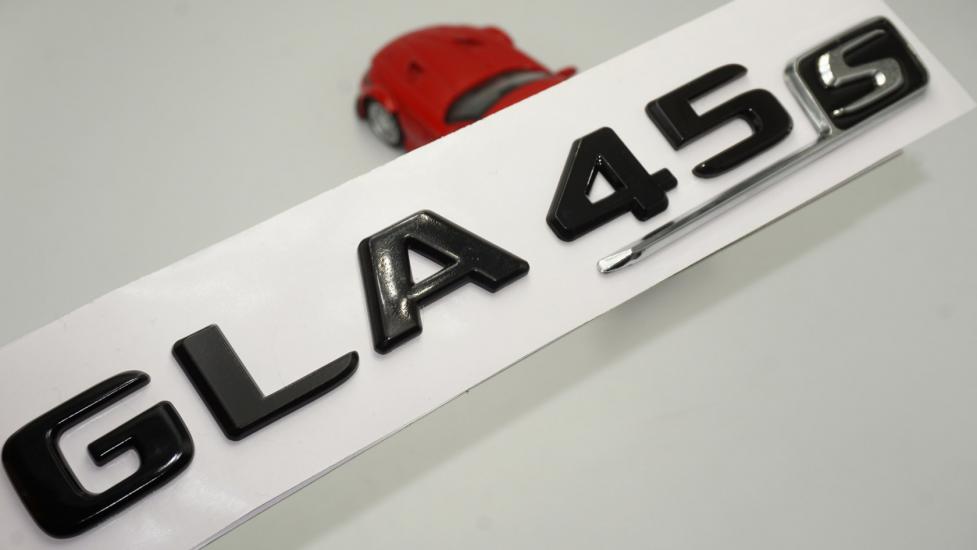 GLA 45S Bagaj Parlak Siyah ABS 3M 3D Yazı Logo