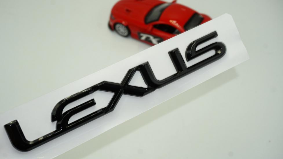 Lexus Bagaj Siyah Abs 3M 3D Yazı Logo Orjinal Ürün