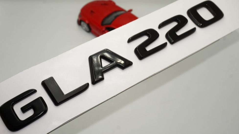 GLA 220 Bagaj Parlak Siyah ABS 3M 3D Yazı Logo