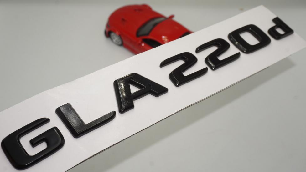 GLA 220d Bagaj Parlak Siyah ABS 3M 3D Yazı Logo
