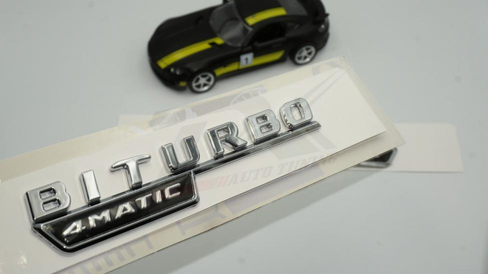 Biturbo 4Matic Çamurluk Yanı Logo Amblem