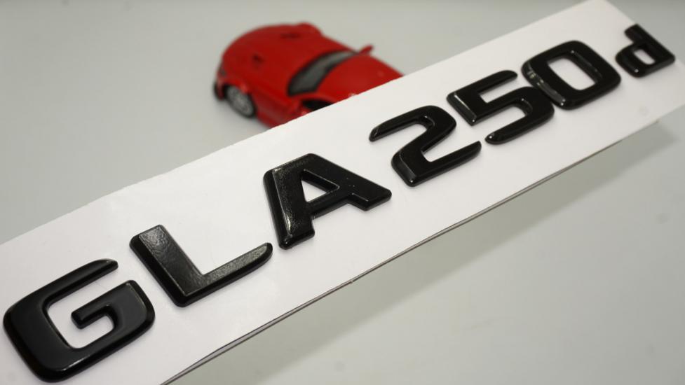 GLA 250d Bagaj Parlak Siyah ABS 3M 3D Yazı Logo