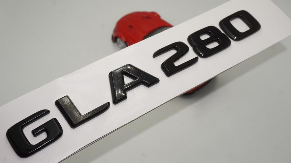 GLA 280 Bagaj Parlak Siyah ABS 3M 3D Yazı Logo